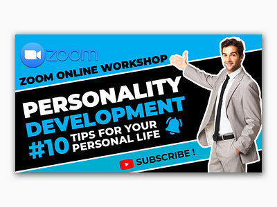 Personal Development Youtube Video Thumbnail Design banner banner ads branding design facebook cover fb cover graphic design motion graphics social media banner thumbnail design thumbnails web ads youtube banner youtube cover art yt channel yt thumbnail yt video