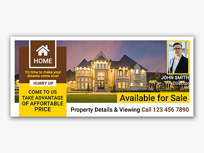 Real Estate Facebook Cover Photo Design banner banner ads design facebook cover fb banner fb cover graphic design real estate realtor social media banner thumbnails web ads