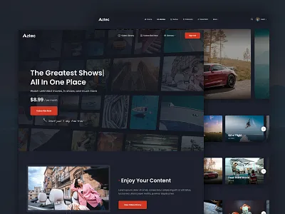 Aztec - Video Streaming & Membership Theme elementor envato membership streaming themeforest wordpress