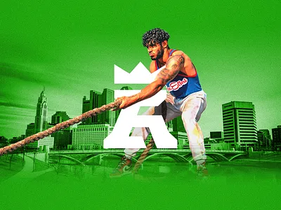 Anthony Echemendia ✦✦✦ Official Brand Identity athlete crown cuba jungle king lettermark lion logo monogram wrestling