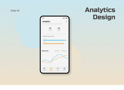 Analytics Page Design analytics analytics for business branding business charts charts design dailyui design illustration management simple design ui ux uxui