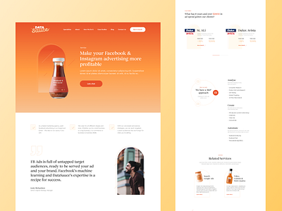 Digital Marketing Agency agency business design digital graphic design landing page marketing ui ux web design