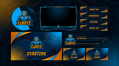 Graphics for streamers animation gaming logo gaming overlay graphic design logo motion graphics stream graphics twitch logo twitch overlay