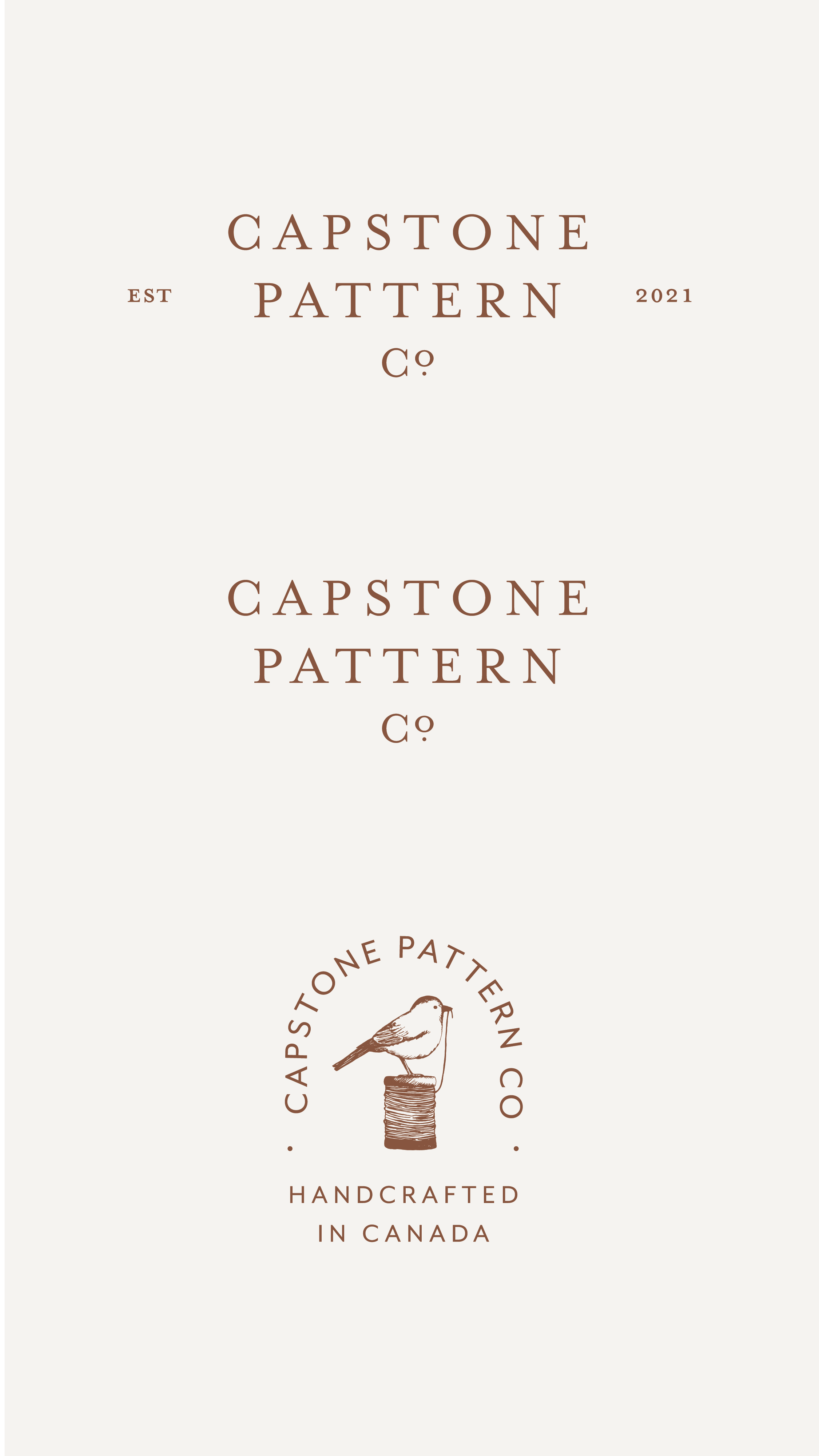 Capstone Pattern Co. Brand Design by Function Creative Co. on Dribbble