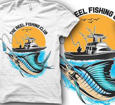 Fishing T shirt event t shirt fishing t shirt graphic design motion graphics t shirt design te typography