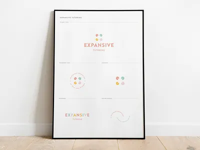 Expansive Tutoring-Education Branding/Website-Logo brand guide brand guidlines brand identity branding design education education design educational geometric logo graphic design logo logo design playful tutoring tutoring design tutoring logo ui