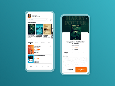 Bookshop UI Design 2021 2021 trends app app design book book app bookstore buy clean ui design ecommerce minimal mobile mobile app mobile app design product product design store trendy ux