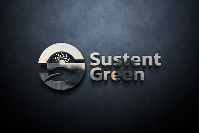 Sustent Green art branding design flat graphic design icon illustration logo logo design minimal typography ui ux vector web