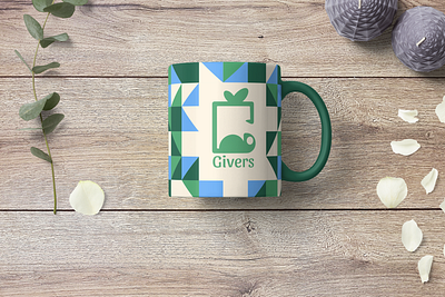 Mockup Mug Givers chameleon design digital gift give mockup mug