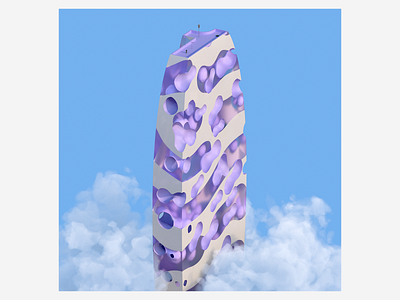 1 3d abstract art cloud design digitalart graphic design houdini illustration redshift3d sky