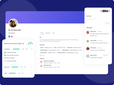 Workforce - Talent Share design digital design graphic design illustration logo nugget.ai ui