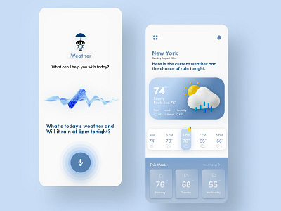 iWeather app design icon mobile ui ux