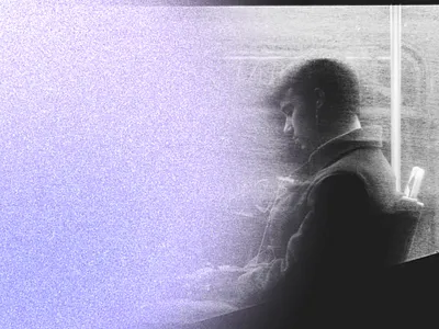 Man on Train canva canva template design graphic design