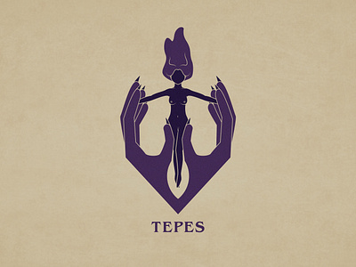 Tepes - 291/365 dark design dracula evil hands logo nude silhouette woman