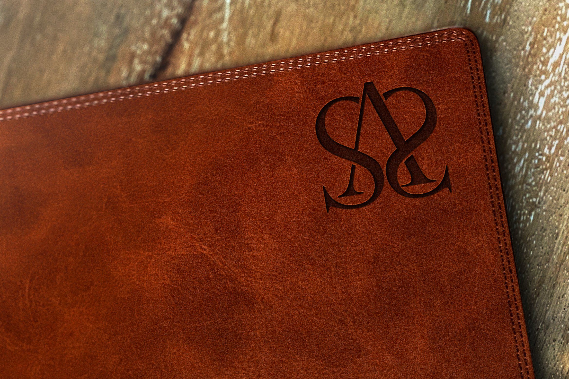 Leather Emboss Logo Mockup by Meizzaluna Design on Dribbble