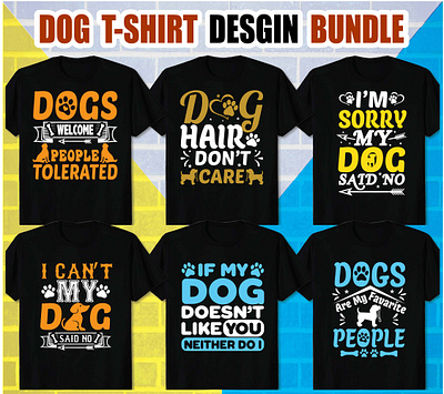 BEST DOG T SHIRT DESIGN BUNDLE t shirt design template