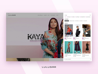 Lulusar - Pakistan adobexd design ecommerce magento magento 2 ui ux