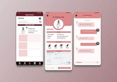 Doctor design doctor pets ui uiux veterinarian