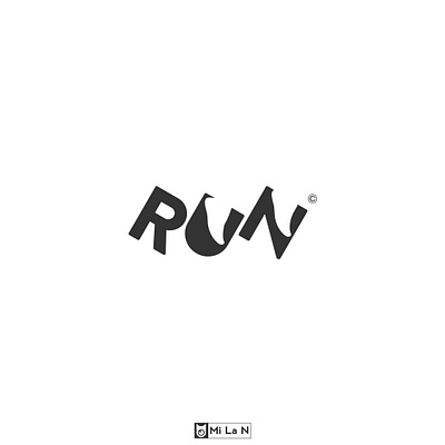 RUN – Daily Inspiration Series #002 – Milan Aththanayake brand brand identity branding business creative design graphic design logo logodesign