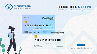 Security Bank app branding graphic design interface landing page mobile design ui uiux ux web design