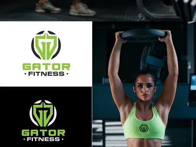 Gym Logo 3d app branding business logo design fitness fitness logo graphic design gym gym logo illustration logo modern logo ui ux vector workout workout logo