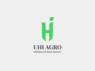 U agro industrial logo design concept agriculture logo agro food logo agro logo brand identity branding concept creative design green leaf logo logotype minimal typography u agro logo u logo