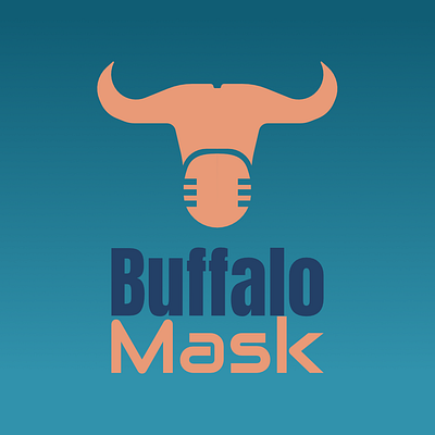 Buffalo Mask branding design flat icon illustration illustrator logo vector