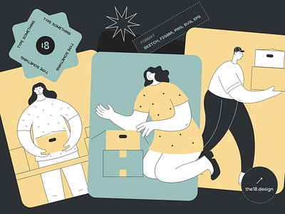 Delivery Illustrations 😍 18design bike clean clean ui courier delivery delivery app delivery character delivery food delivery illustration delivery service fast delivery logistics minimalism order order delivery order illustration the18.design transport ui