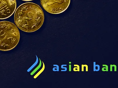 Asian Bank Logo Design asian bank brand identity branding colorful corporate creative graphic design logo logo design minimalist