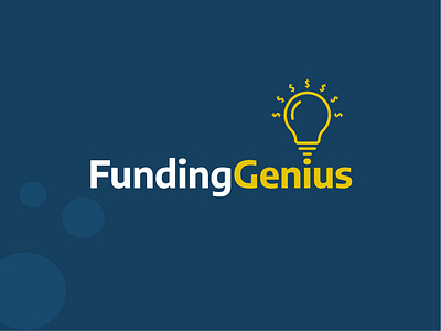 Funding Genius Logo branding logo design logo logo design unique unique logo