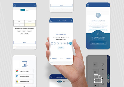 Mobile-First Assessment Platform and Player (UX/UI) assessment hr mobile mobile first platform technology ui ux