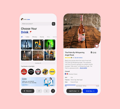 Liquor Delivery app design dribble liquor liquor delivery ui uidesign