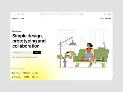 Manufactory illustrations β¨ colorful design illustration product storytale ui vector