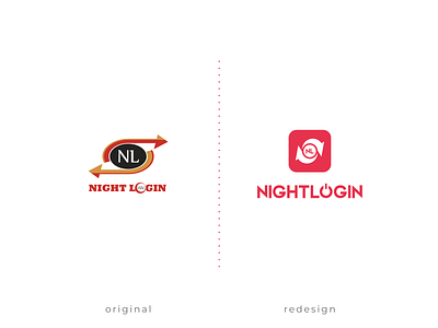 Night Login Community Logo Redesign branding concept design logo