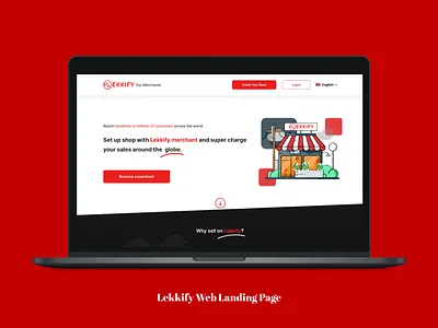 Lekkify Landing Page UI Design design graphicdesign illustration ui uidesign ux web webdesign