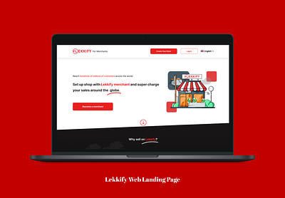 Lekkify Landing Page UI Design design graphicdesign illustration ui uidesign ux web webdesign