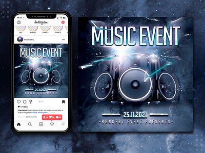 Social Media Banner Besign banner ad branding club dj music flyer event party facebook ads facebook banner flyer design instagram banner instagram post design modern banner music poster professional banner psd social media social media banner social media design social media post design web banner
