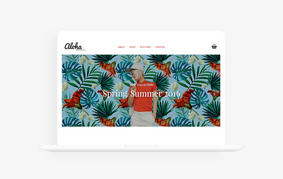 Aloha Landing Page aloha code ecommerce hawaiian landing page