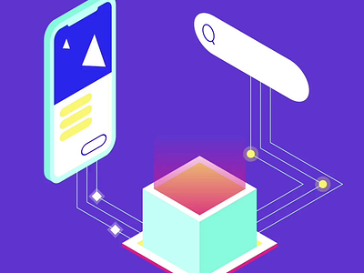 Internet process aftereffects chain check connected connection data design digital function gif graphic design network phone searching working process