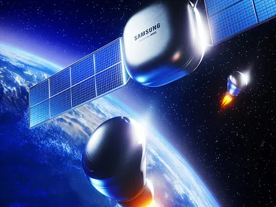 Samsung Buds Pro - Space 3d cgi cinema4d design illustration render