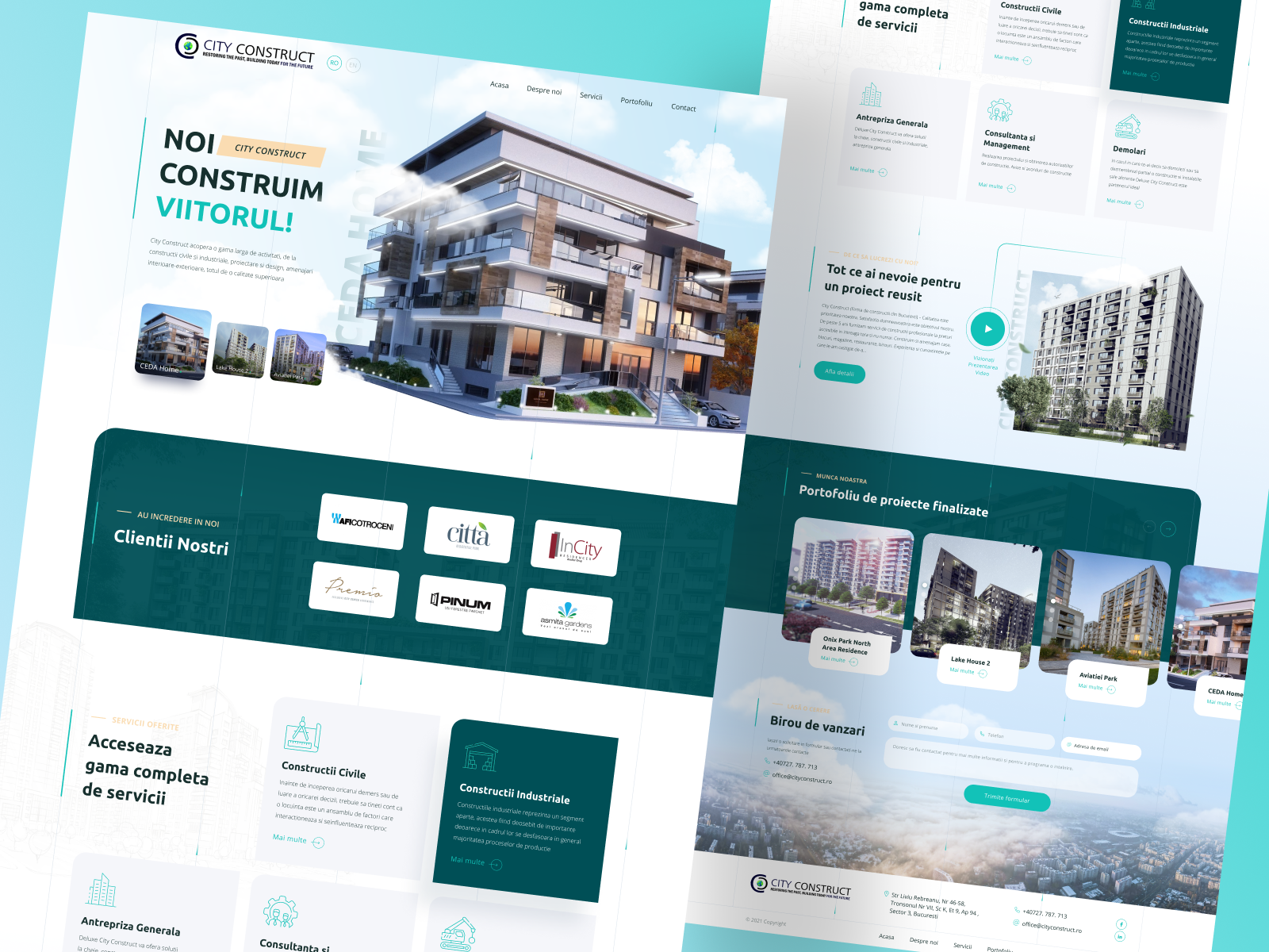 Example of Corporate Website Design