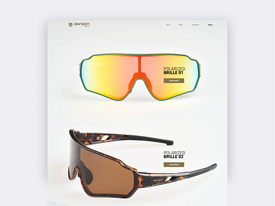 Product showcase website bicycle website bike bike website cycling glasses glasses ivona petrovic product product showcase product website ui website