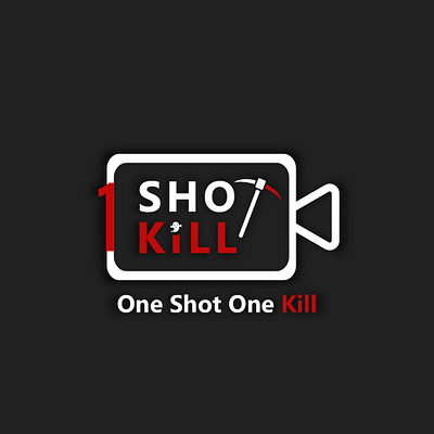 1 Shot 1 Kill branding graphic design logo