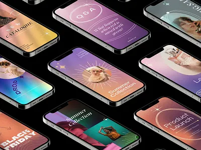 Brand Instagram Pack 3d branding design flat font awesome graphic design illustration interaction logo ui