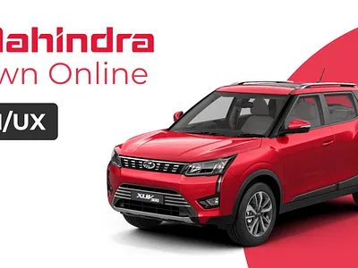 Mahindra Own Online - UI & UX Design adobe xd auto cars design mahindra ui ui design user interface ux ux design web design website
