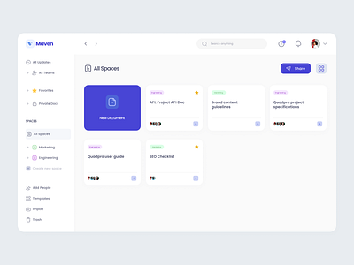 SaaS-Documentation workspace b2b product design saas ui uidesign uxdesign