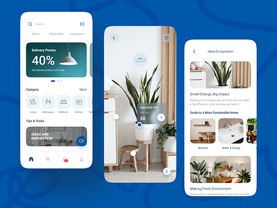 Re-Design IKEA App Concept app branding design digital ecommerce furniture layout marketplace minimalist property shop simple store ui ux