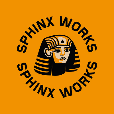 sphinx works design illustration logo