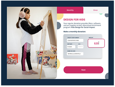 Design for Kids Donation Form