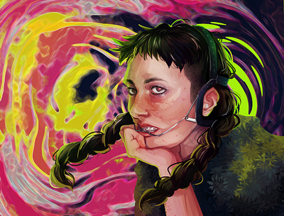 Lil' Dark Age character design illustration